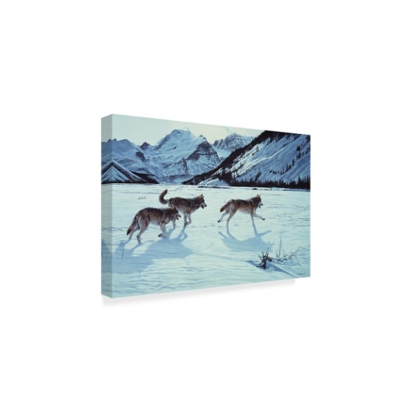 Ron Parker 'On The Run Wolf Pack' Canvas Art,16x24